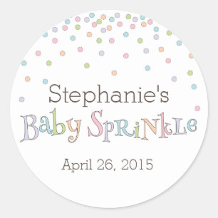Little Baby Sprinkle Confetti Dusche Sticker