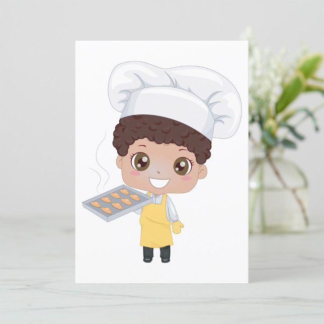 Little Baker Cook Einladung (Von Creator hochgeladen)