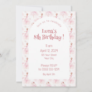 Little Ballerina #1 - Black Girl Einladung