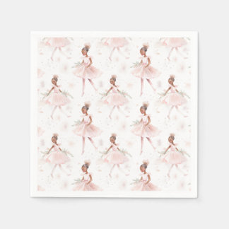 Little Ballerina #2 - Black Girl Serviette