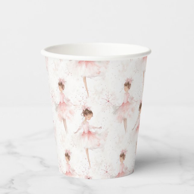Little Ballerina #4 - Asian Girl Pappbecher (Vorderseite)
