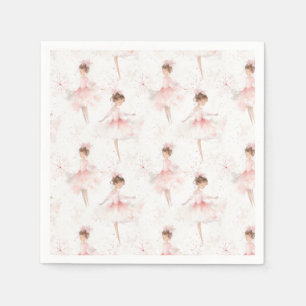 Little Ballerina #4 - Asian Girl Serviette