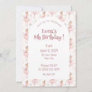 Little Ballerina #9 - Blonde Girl Einladung