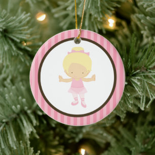 Little Ballerina Keramikornament