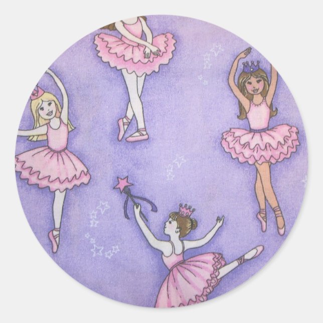 Little Ballerina Sticker (Vorderseite)