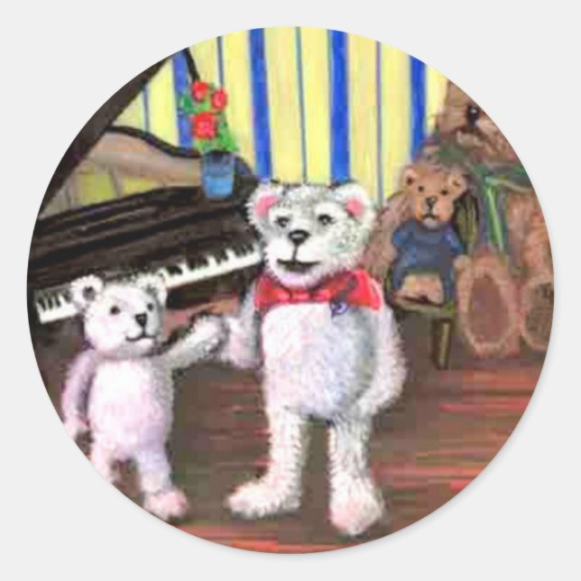 Little Bär & Mrs. Treble Beary Sticker (Vorderseite)