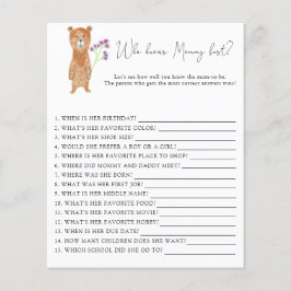 Little Bär - Wer kennt MOMMY am besten