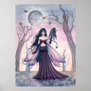 Little Beast Fairy mit Dragon Poster