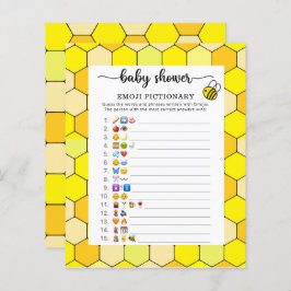 Little Bee Baby Dusche Emoji Picktionary