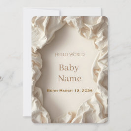 Little Beginnings – Baby Announcement Cards Feiertagskarte