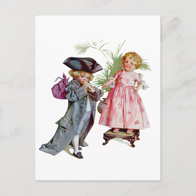 Little Benjamin Franklin Postkarte (Vorderseite)