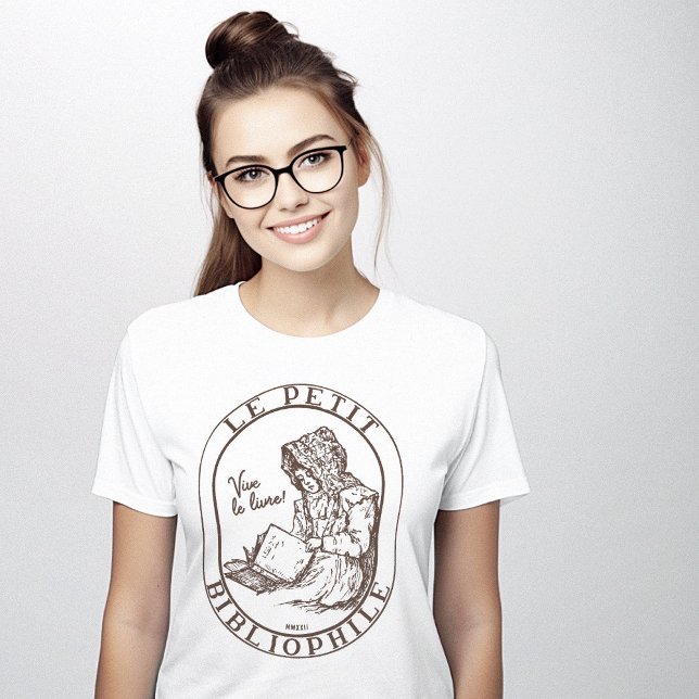 Little Bibliophile Vintag T-Shirt (Little Bibliophile Vintage T-Shirt)
