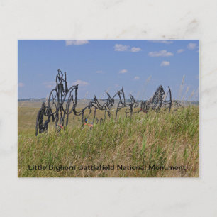 Little Bighorn Gedenkpostkarte Postkarte