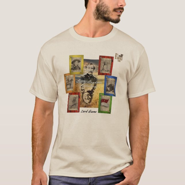 Little Bighorn-Rummy Kartenspiel T-Shirt (Vorderseite)