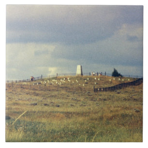 Little Bighorn-Schlachtfeld-nationales Monument Fliese
