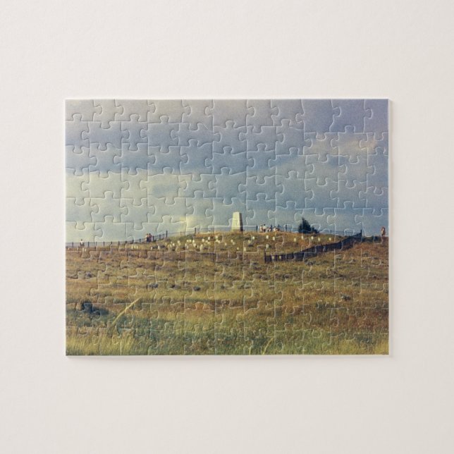 Little Bighorn-Schlachtfeld-nationales Monument Puzzle (Horizontal)