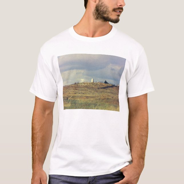 Little Bighorn-Schlachtfeld-nationales Monument T-Shirt (Vorderseite)