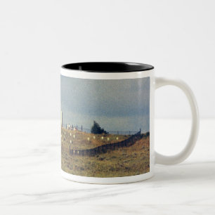 Little Bighorn-Schlachtfeld-nationales Monument Zweifarbige Tasse