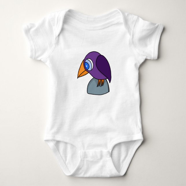 Little Bird Baby Strampler (Vorderseite)