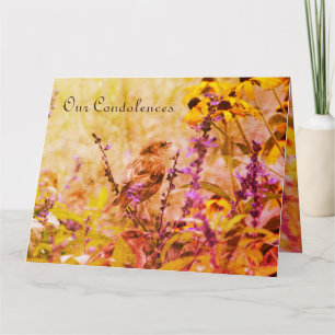 Little Bird Beileid Karte