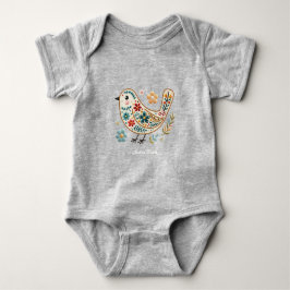 Little Bird Colorful Floral Baby Bodysuit Baby Strampler