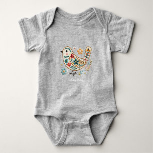 Little Bird Colorful Floral Baby Bodysuit Baby Strampler