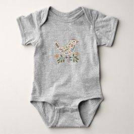 Little Bird Colorful Floral Baby Bodysuit Strampler