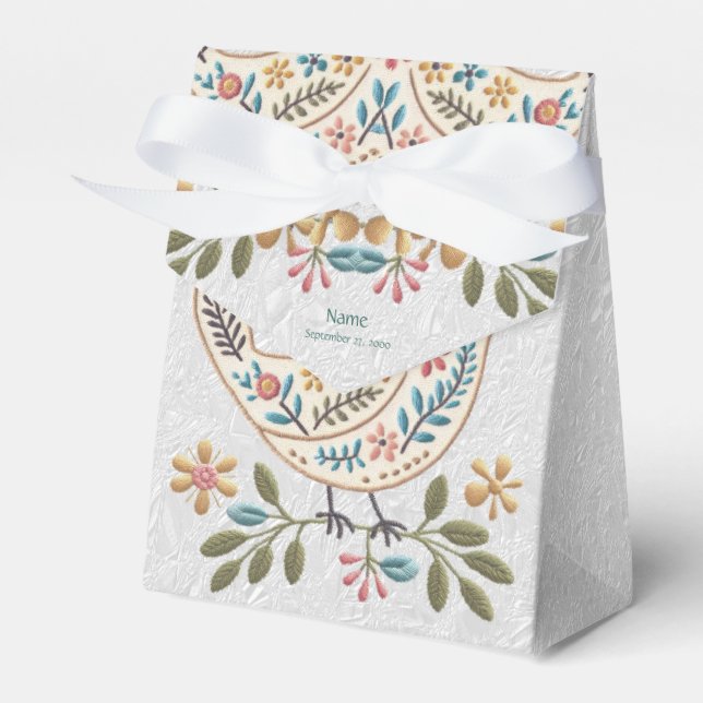 Little Bird Colorful Floral Gevor Box Geschenkschachtel (Vorderseite)
