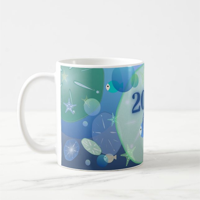 Little Bit of Blue - March Coffee Mug Kaffeetasse (Links)