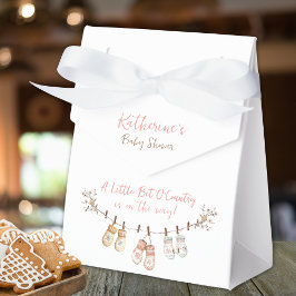 Little Bit Of Country Winter Boho Baby Girl Shower Geschenkschachtel