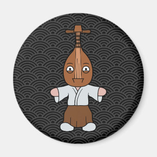 Little Biwa-bokuboku Yokai Magnet