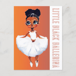 Little Black Ballerina Postkarte