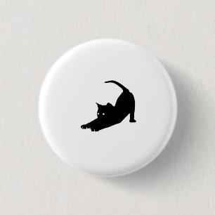 Little Black Cat Button