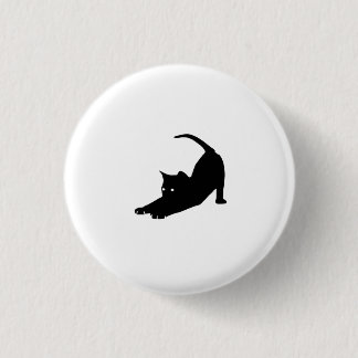 Little Black Cat Button