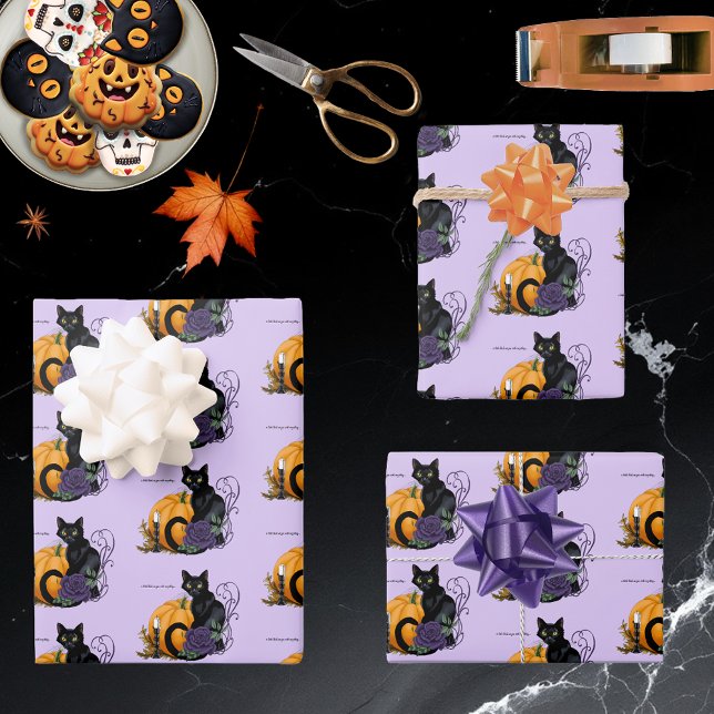 Little Black Cat Geschenkpapier Set (Von Creator hochgeladen)