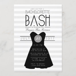 Little Black Dress Bachelorette Bash | PARTY Einladung