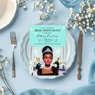 Little Black Dress Bride & Co Glam Brautparty Einladung