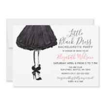 Little Black Dress High Heels Junggeselinnen-Absch