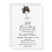 Little Black Dress High Heels Junggeselinnen-Absch