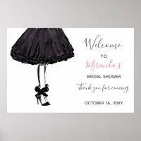 Little Black Dress High Heels Junggeselinnen-Absch