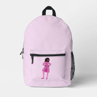 Little Black Girl Backpack Bedruckter Rucksack