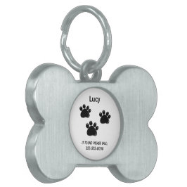 Little Black Paws Pet Tag Tiermarke