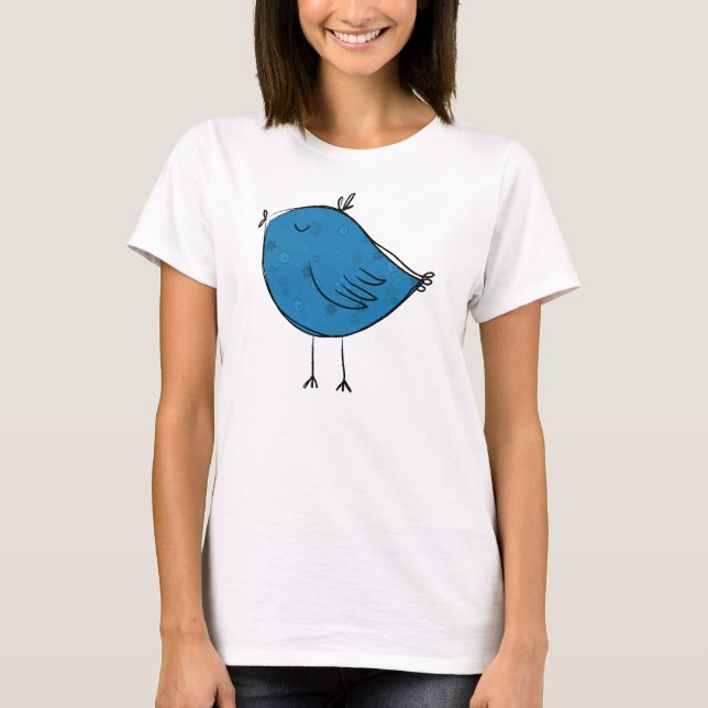 little blue bird T-Shirt (Vorderseite)