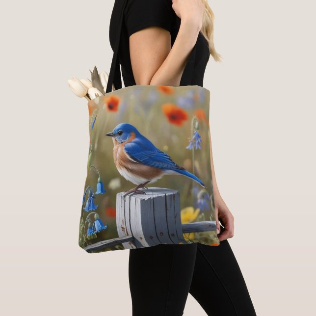Little Blue Bird Tasche (Von Nahem)
