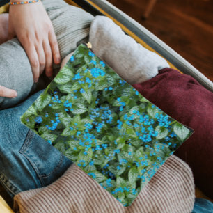 Little Blue Brunnera Blume Floral Zubehörtasche