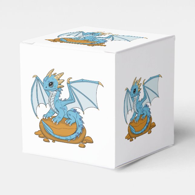 Little Blue Dragon Geschenkschachtel (Vorderseite)
