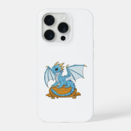 Little Blue Dragon iPhone 15 Pro Hülle