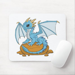 Little Blue Dragon Mousepad