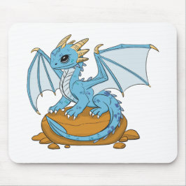 Little Blue Dragon Mousepad