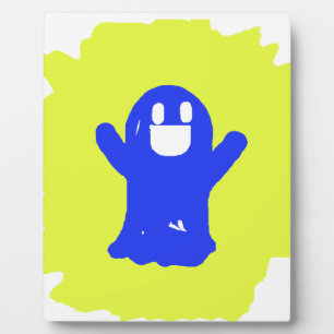 Little Blue Ghost Fotoplatte